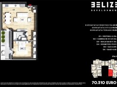 Pantelimon Apartament 2 camere bloc finalizat terasa 10 mp